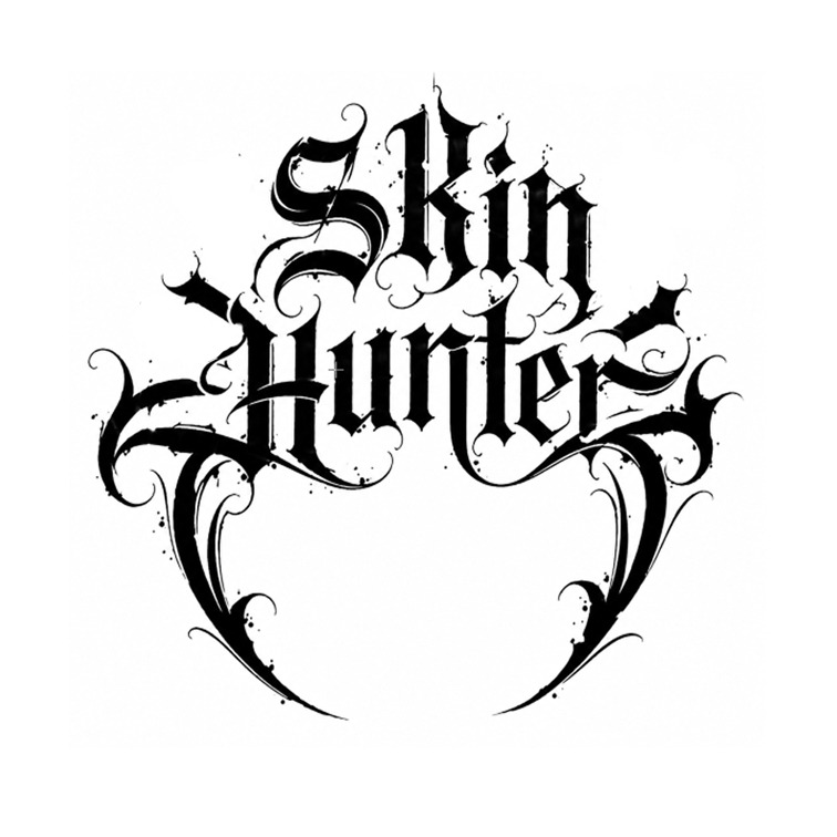 SH Sticker – Schriftzug – Skin Hunter Sticker, 8,5 cm x 5,5 cm
